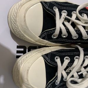 Comme des garçons play converse black 7 women/5men